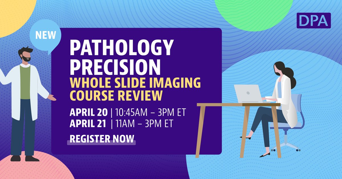 🧠 Elevate your pathology skills with our Whole Slide Imaging Course Review on April 20th & 21st! Led by top-notch pathologists, it's your ticket to deepening your understanding. Register now! bit.ly/3JeO4Xj 🚀 #PathologySkills #SaveTheDate 📚🔬