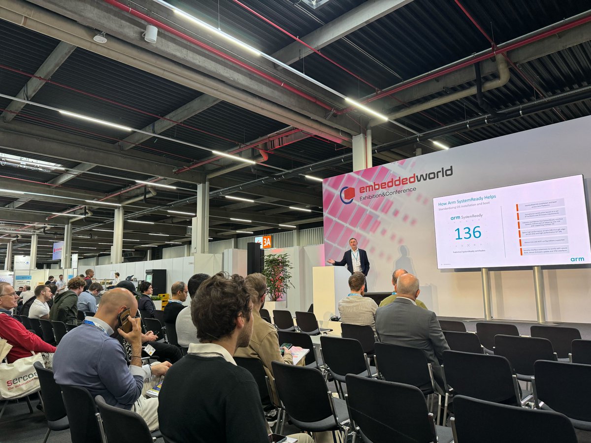 It was wonderful to be able to listen to David Maidment, from our co-founder @Arm, as he discussed his journey with PSA Certified. 🌟 From launching the scheme here at #embeddedworld, to reaching 200 certifications, we are grateful for every person who is part of our endeavors.