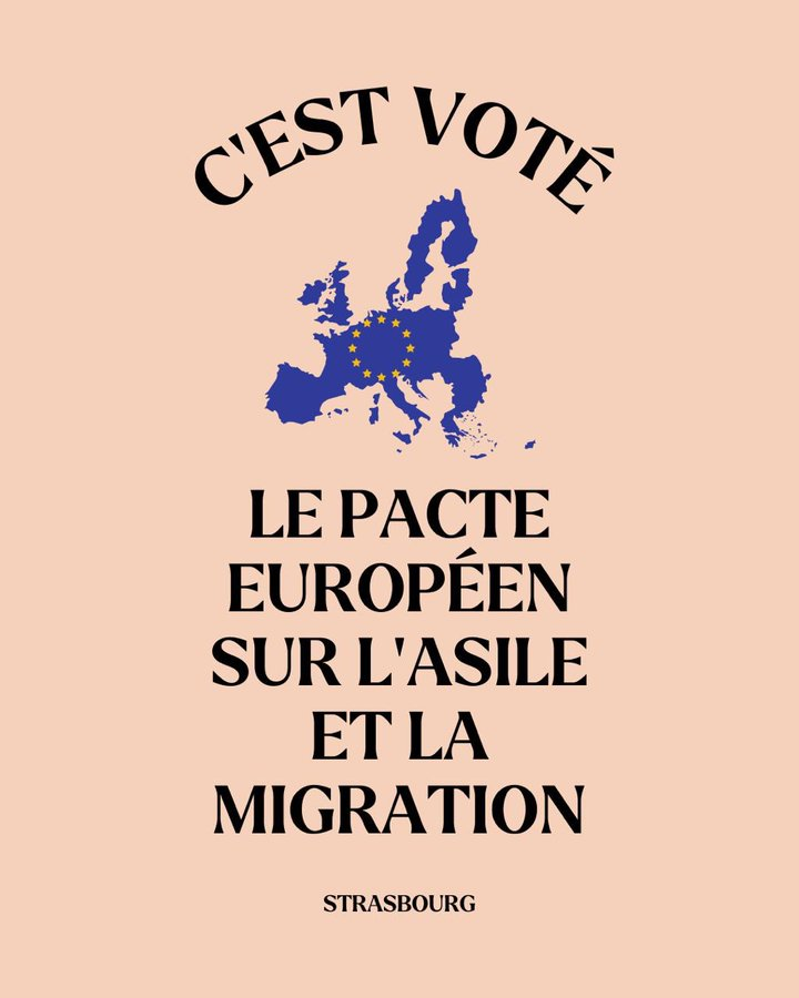 🏆Mercredi 10 avril 2024, - En France : adoption finale du projet de loi visant à sécuriser internet ; - À Strasbourg : adoption du pacte européen sur l'asile et la migration. Deux avancées majeures dans l'intérêt premier de tous. Deux avancées majeures pour notre avenir. 🇪🇺🇫🇷