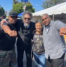 #BREAKING Dr.@CornelWest  #DrMelinaAbdullah @DocMellyMel #VicePresident running mate live @tavissmiley @kbla1580 

#POTUS #VPOTUS #AllBlackTicket