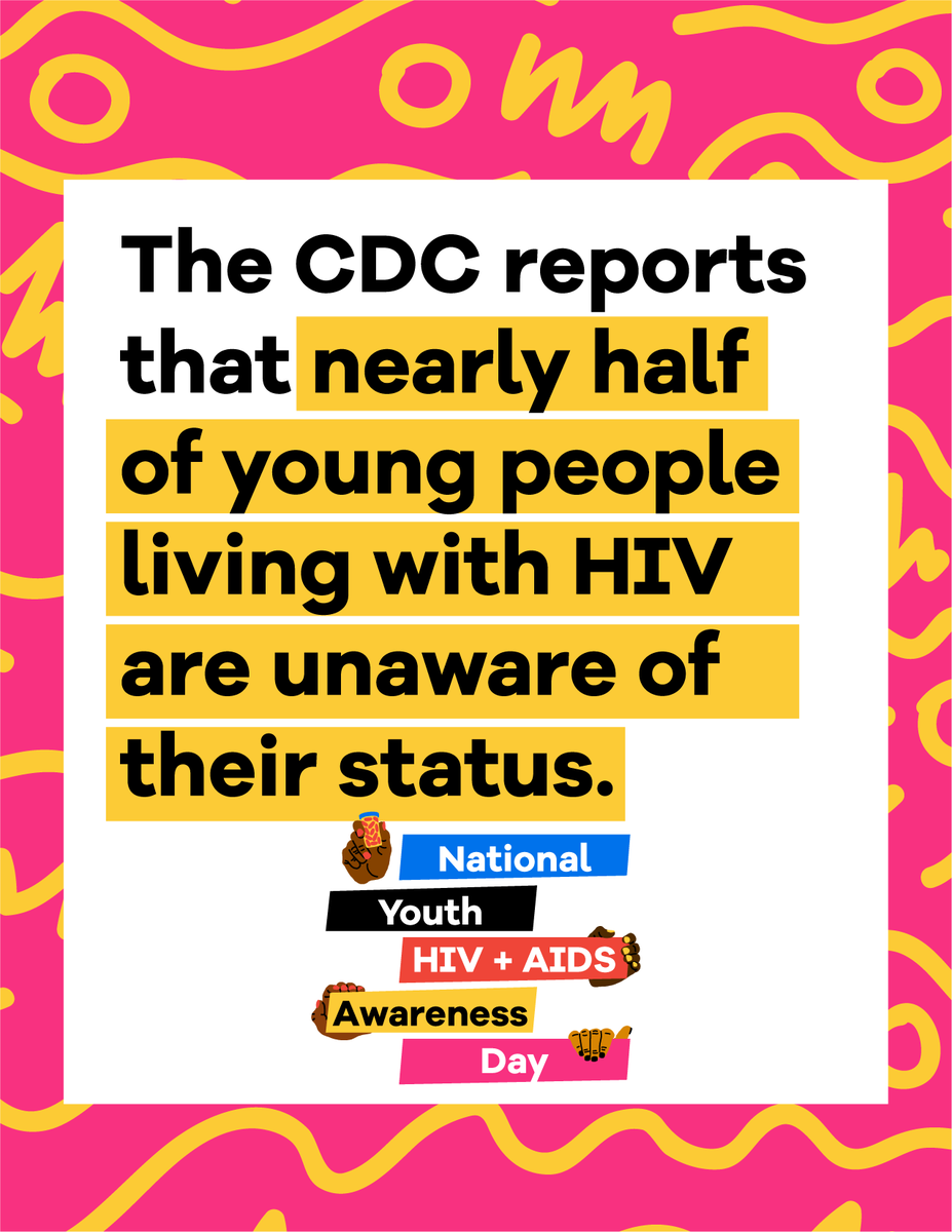 April 10th aka #NYHAAD is a day to educate our communities about the impact HIV/AIDS has had and continues to have on young people. Today is a reminder that we can #StopHIVTogether!