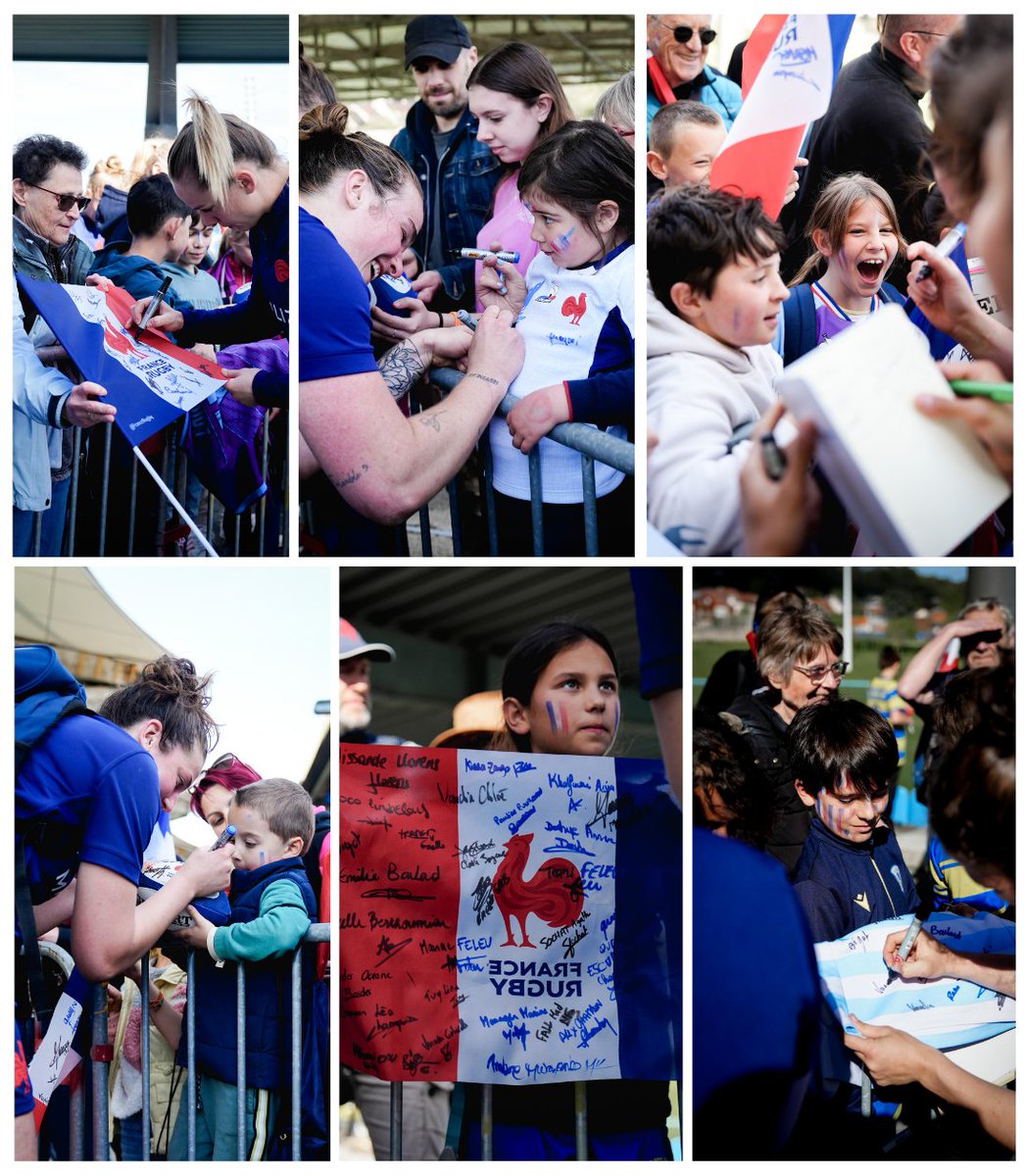 ❤️ 𝓜𝓮𝓻𝓬𝓲 aux supporters présents aujourd'hui pour vos encouragements 🔵⚪️🔴 #NeFaisonsXV #XVdeFrance #FRAITA