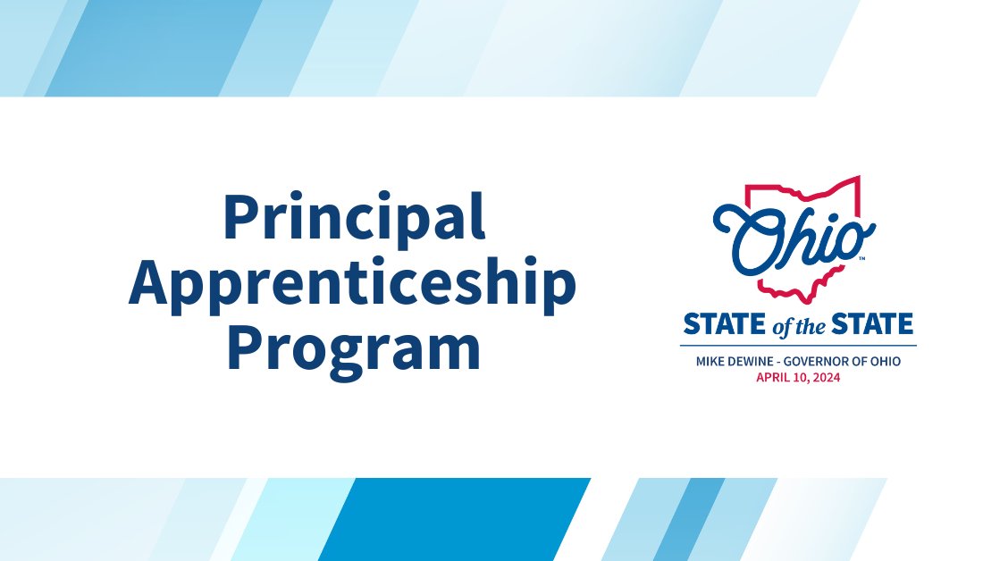 School principals are vitally important to a school’s success. Principals determine the culture in the school and create the conditions for students, teachers, and staff to thrive. That is why I have directed @OHEducation to create a Principal Apprenticeship Program so that…