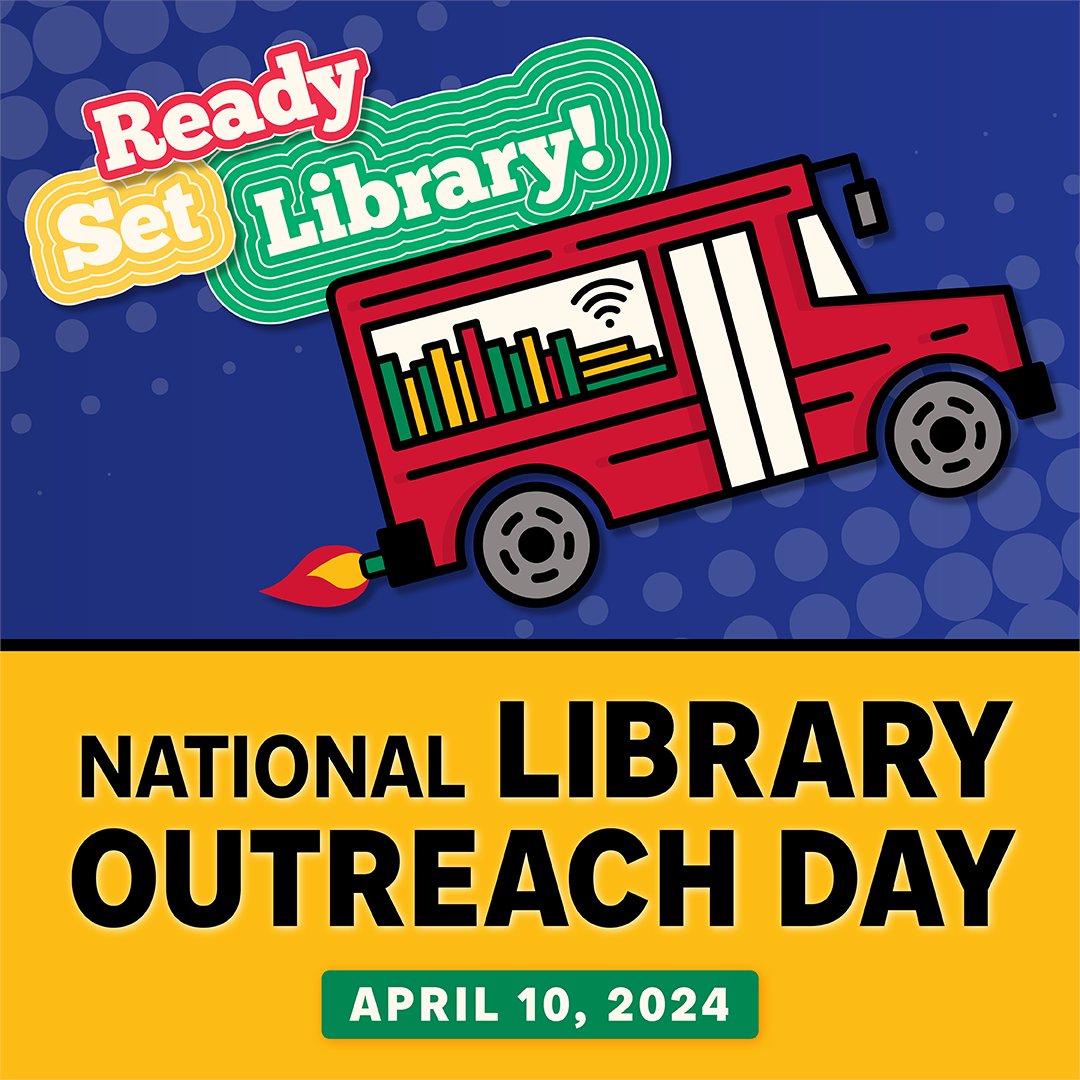 Its National Library Outreach Day! We are mobile!!! #libraryoutreachday #NationalLibraryWeek