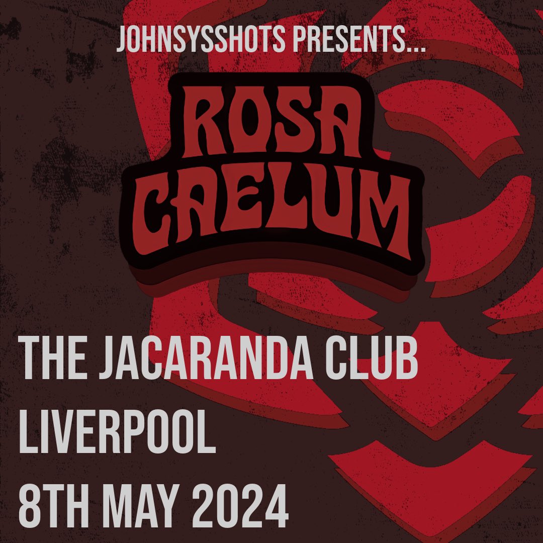 LIVERPOOL We play @thejacclub on Wednesday 8th May. Tickets available to purchase now. Link in bio and stories.