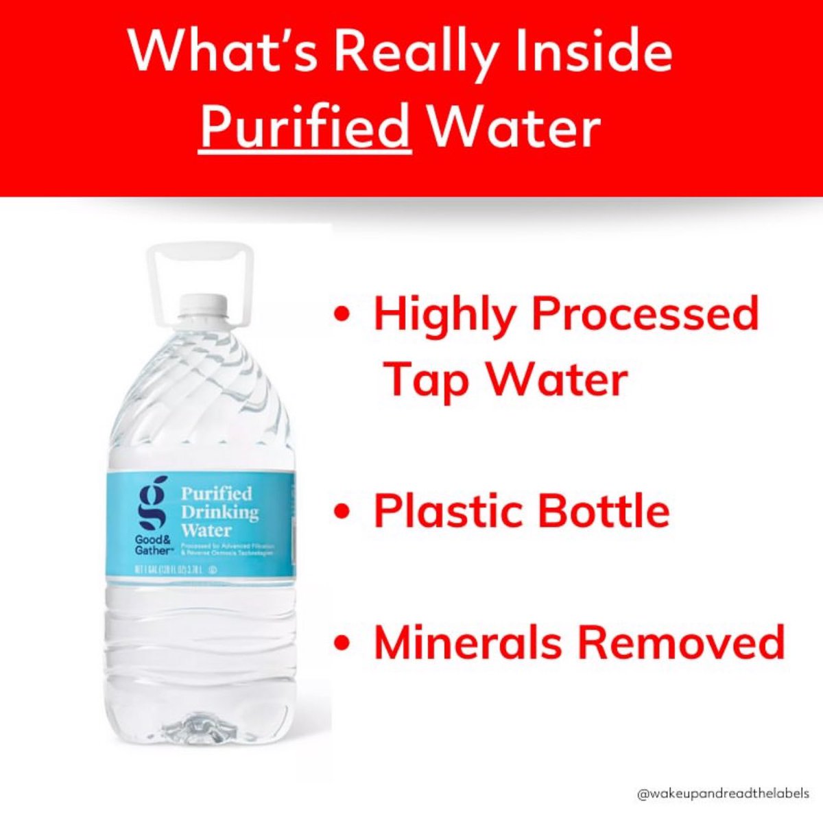 😳 This doesn’t even mention the BPA, microplastics and nanoplastics that the bottles are leeching into the way and eventually into us.