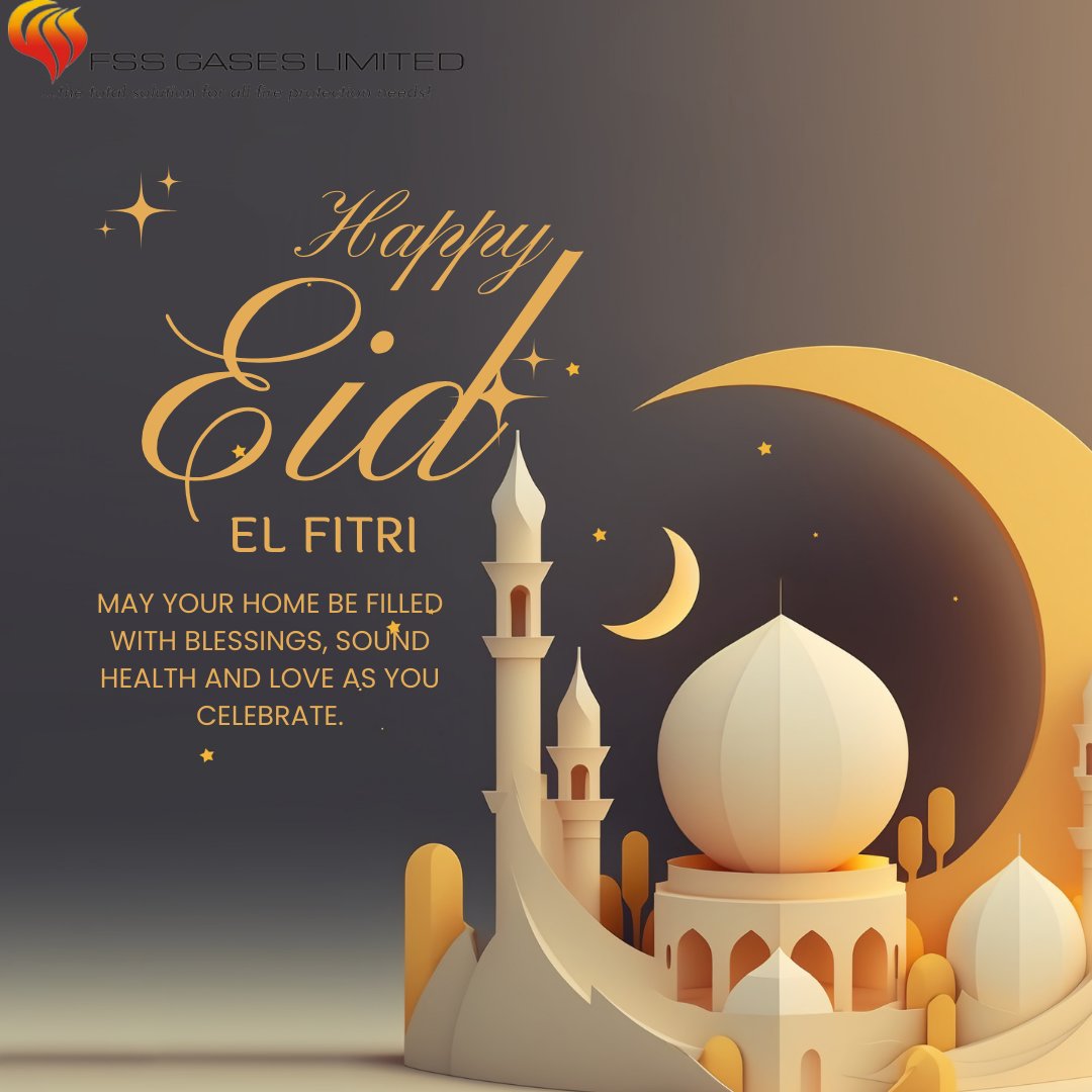 Our warmest wishes to all Muslim faithful. 
May this day bring you Joy, Prosperity and Success.

HAPPY EID EL-FITRI

#eidelfitri #happybirthday #muslim #happyholidays #besafe #fssgases #firesafetytips #firesafetyprevention #firedetection #fireextinguishers #yoursafetymatters