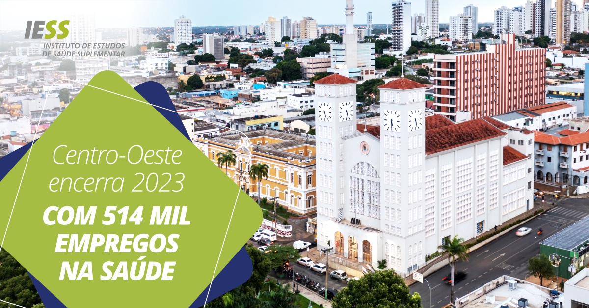 iessbr's tweet photo. Em dezembro de 2023, o Centro-Oeste registrou 514.021 pessoas empregadas na cadeia produtiva da saúde e uma alta de 1% em três meses. Saiba mais no blog do IESS: https://t.co/8oGqslnBzS
#IESS #empregosnasaúde https://t.co/AHXlUjWimU