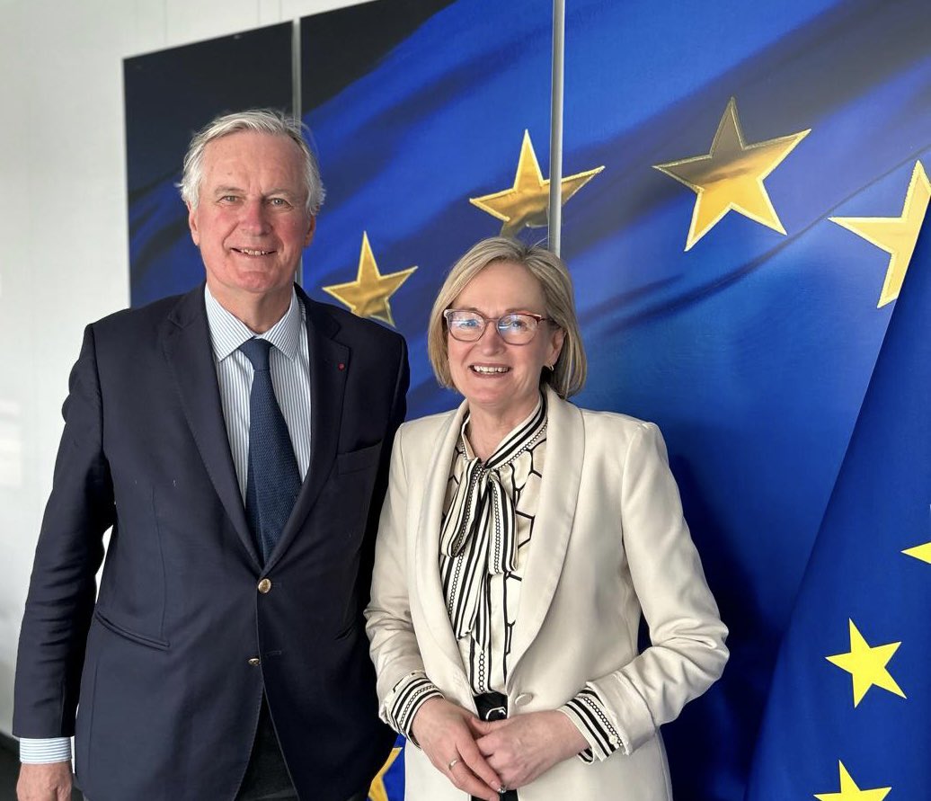 Spoke w/ my friend @McGuinnessEU in Brussels today ! Capital markets union, Banking union, european debate and Ireland… many topics on the menu @EU_Commission