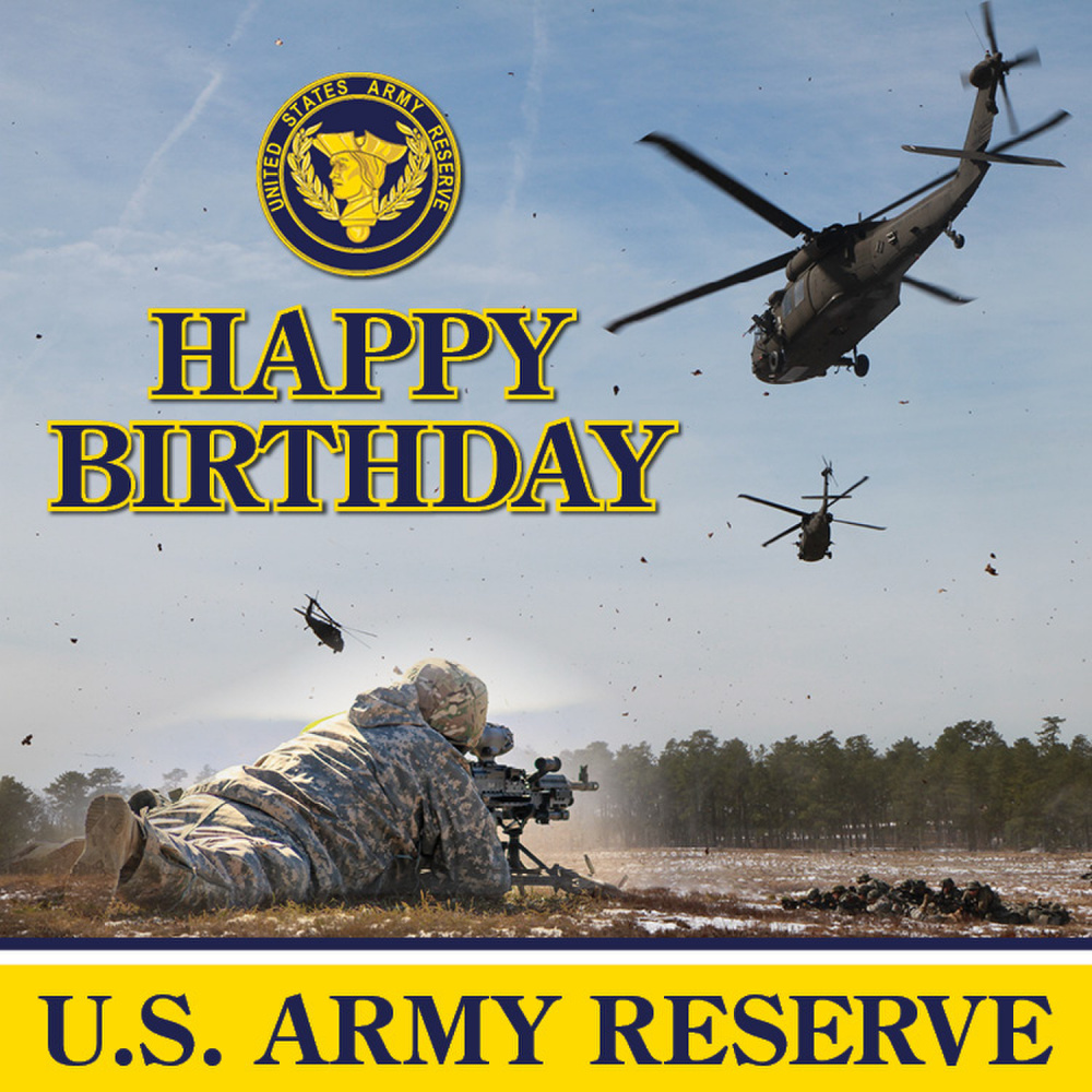 Happy 116th Birthday U.S. Army Reserves! Thank you for your service and sacrifice!