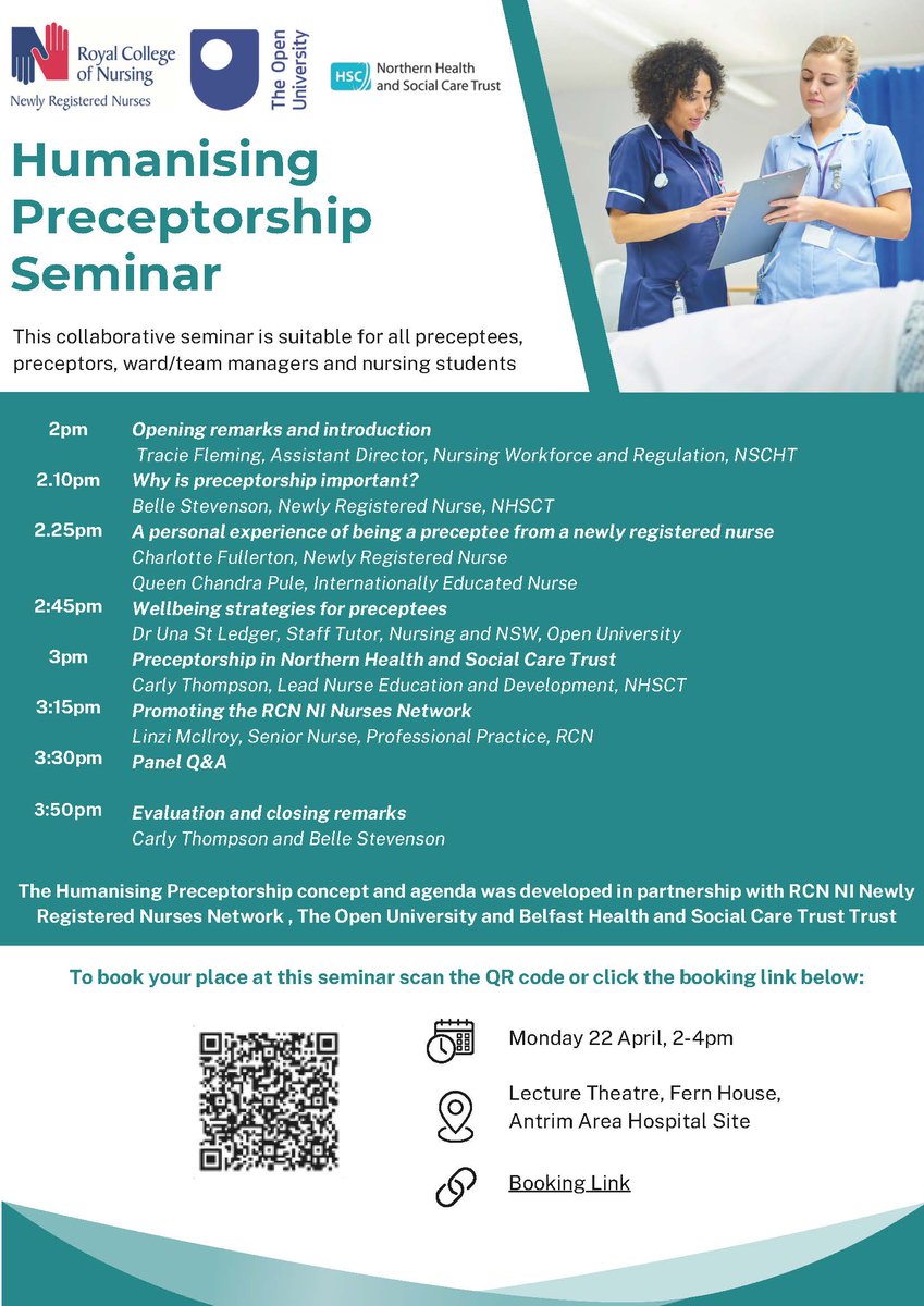 Join us at the Humanising Preceptorship Seminar on 22 April 2024! A must-attend event for preceptees, preceptors, nursing students, and ward/team managers. Get insights from those with firsthand preceptorship experience. #PreceptorshipSeminar 🌟