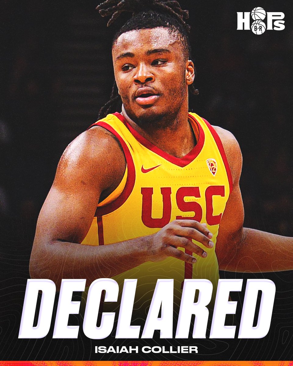 USC point guard Isaiah Collier has declared for the NBA Draft. Collier was the No. 1 recruit in the class of 2023.