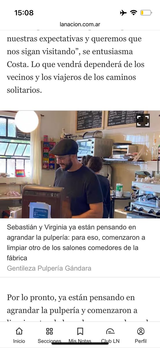 Hermosa nota de <a href="/leandrovesco/">Leandro Vesco</a> en La Nación 🙌 para leerla completa la encuentran en el diario online hoy!
😍Vamos La Pulpe que vamos bien!!!
<a href="/pulperiagandara/">Pulperíagandara</a>