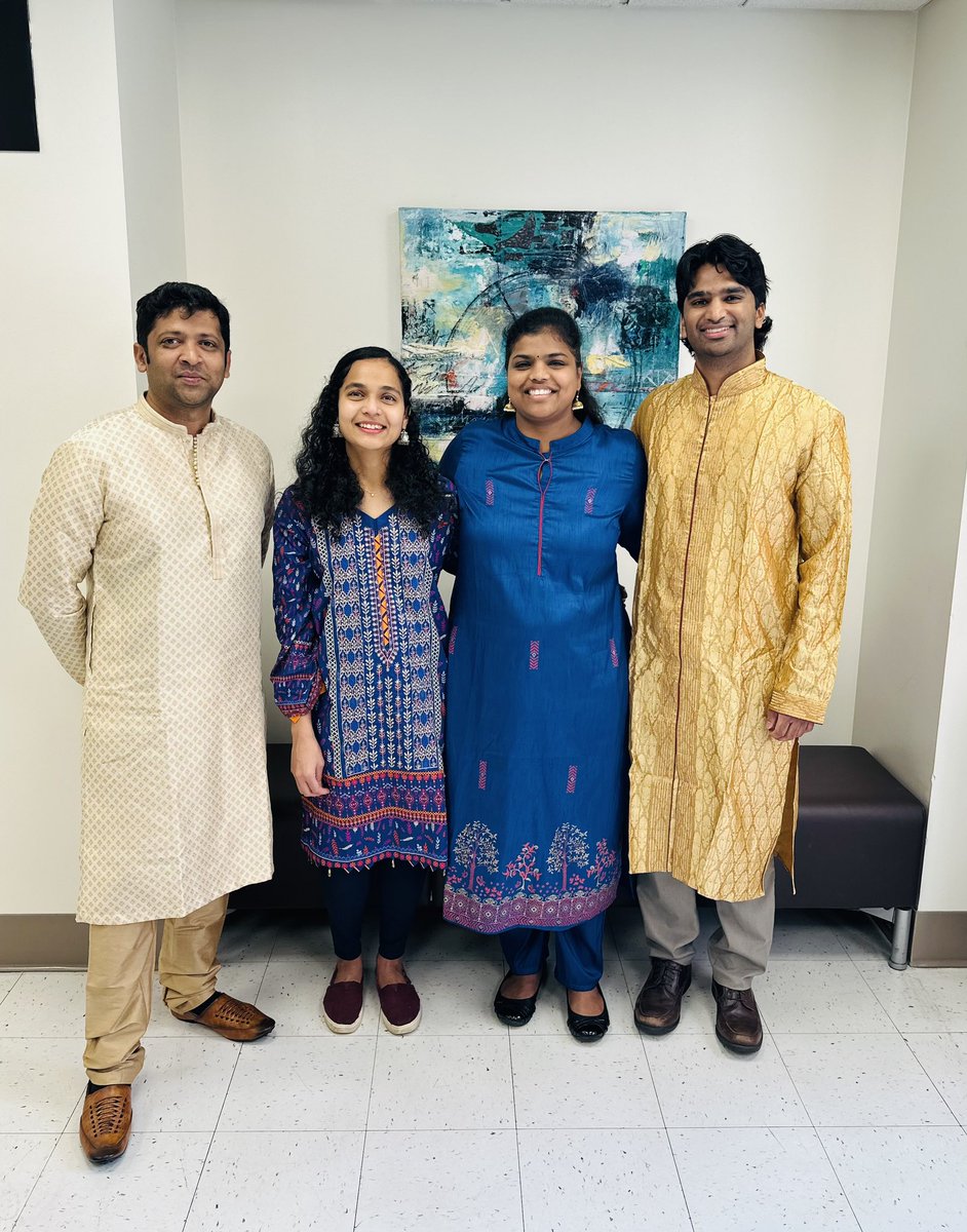 This Eid is special. @ranivasireddy22 coordinated with all to celebrate with me 🥰 And we showed up! Taking the time out of their busy schedules 🥹 Festivals are tough for those away from home but @NeuroUky we celebrate one and all 🤩 #EidAlFitr #Ramadan2024 #blessed