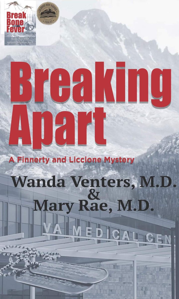 COMING BOOK SPOTLIGHT 
Breaking Apart (Finnerty and Liccione Mystery Series) by Wanda Venters, MD and Mary Rae, MD
a.co/d/eq7QVhF
#COMINGBOOKSPOTLIGHT #ItsyBitsyBookBits #BreakingApart #FinnertyandLiccioneMysterySeries #WandaVentersMD #MaryRaeMD