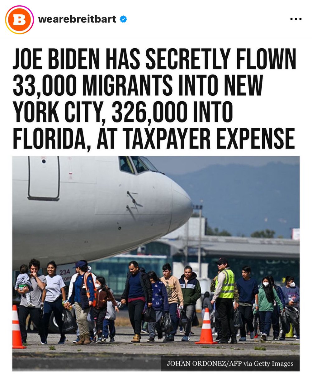 All without notifying local authorities and most flown in the middle of the night. None being vetted. Vote Biden out!