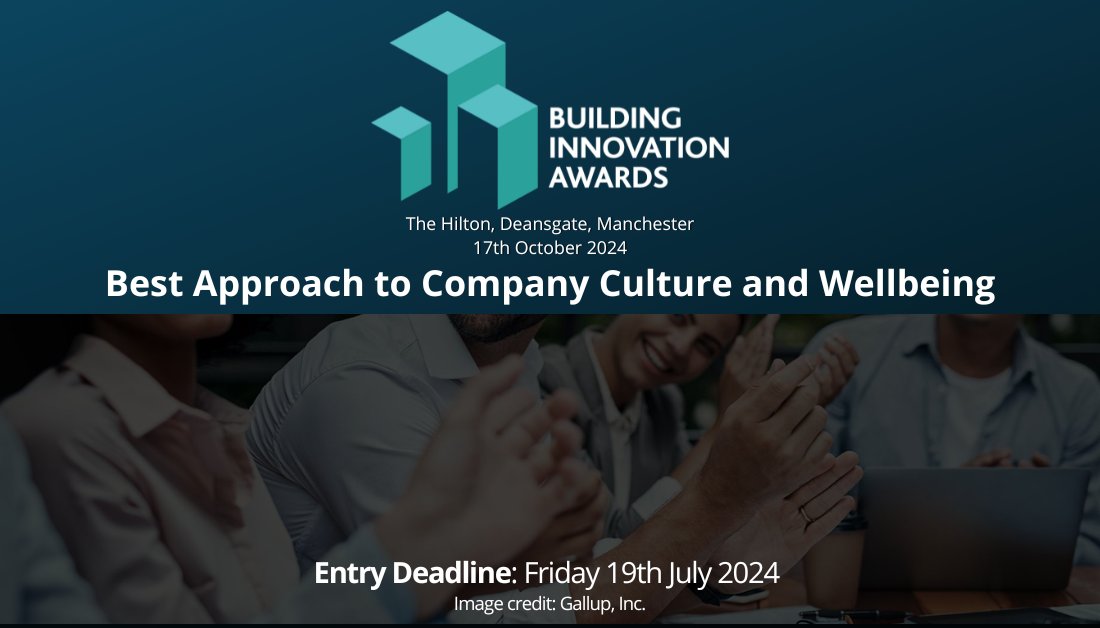 The Building Innovation Awards are looking for organisations that have demonstrated outstanding commitment to fostering a positive company culture and promoting employee wellbeing.

Enter now: buildinginnovationawards.co.uk/best-approach-…

#BuildingInnovationAwards #BIA2024 #ukconstruction