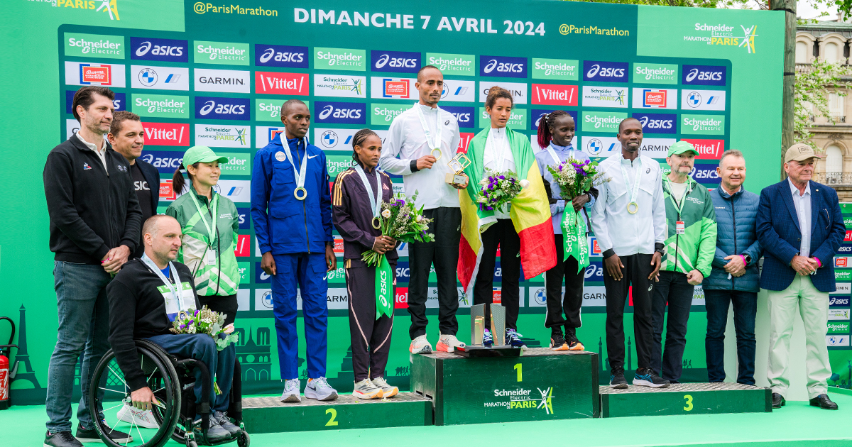 Setting a new record with over 54,175 finishers, the #ParisMarathon concluded on a truly unforgettable note, where everyone emerged as a champion in their own right, capturing our hearts along the way. Heartiest congratulations to our top finishers! 🎉 spr.ly/6011wiKqd