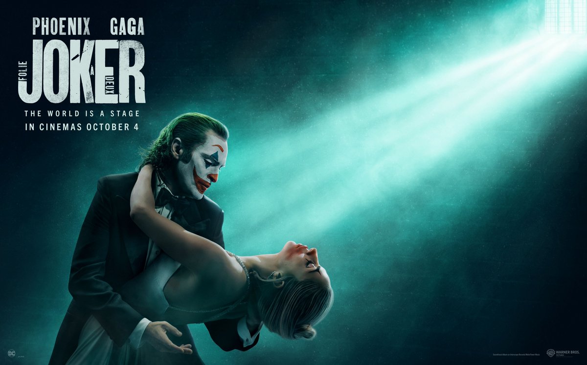 The Joker returns in 𝐉𝐨𝐤𝐞𝐫: 𝐅𝐨𝐥𝐢𝐞 𝐚̀ 𝐃𝐞𝐮𝐱. Watch the thrilling trailer now.