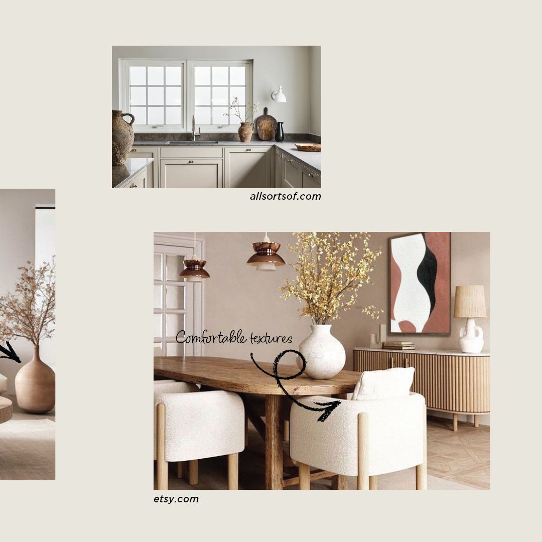 DECOHomesca's tweet photo. To achieve warm minimalism, focus on a neutral colour palette & simple pieces that bring in warmth & texture. These colours provide the perfect backdrop for layering warm touches like wood furniture, natural textures & soft fabric accents. Read our #DesignTrendsMagazine for more! https://t.co/ijOURV3x5h