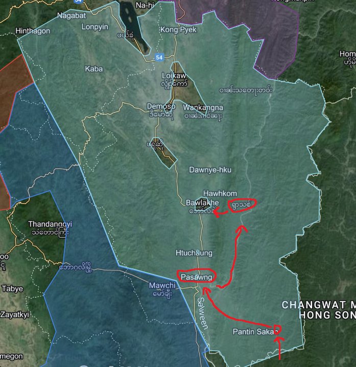 I just came back a trip around the resistance territories of southern Karenni state (Myanmar). During my time I went to the frontlines, visited IDP camps in the jungles, stayed the night at an abandoned junta base, met resistance fighters, refugees and community leaders. 🧵: