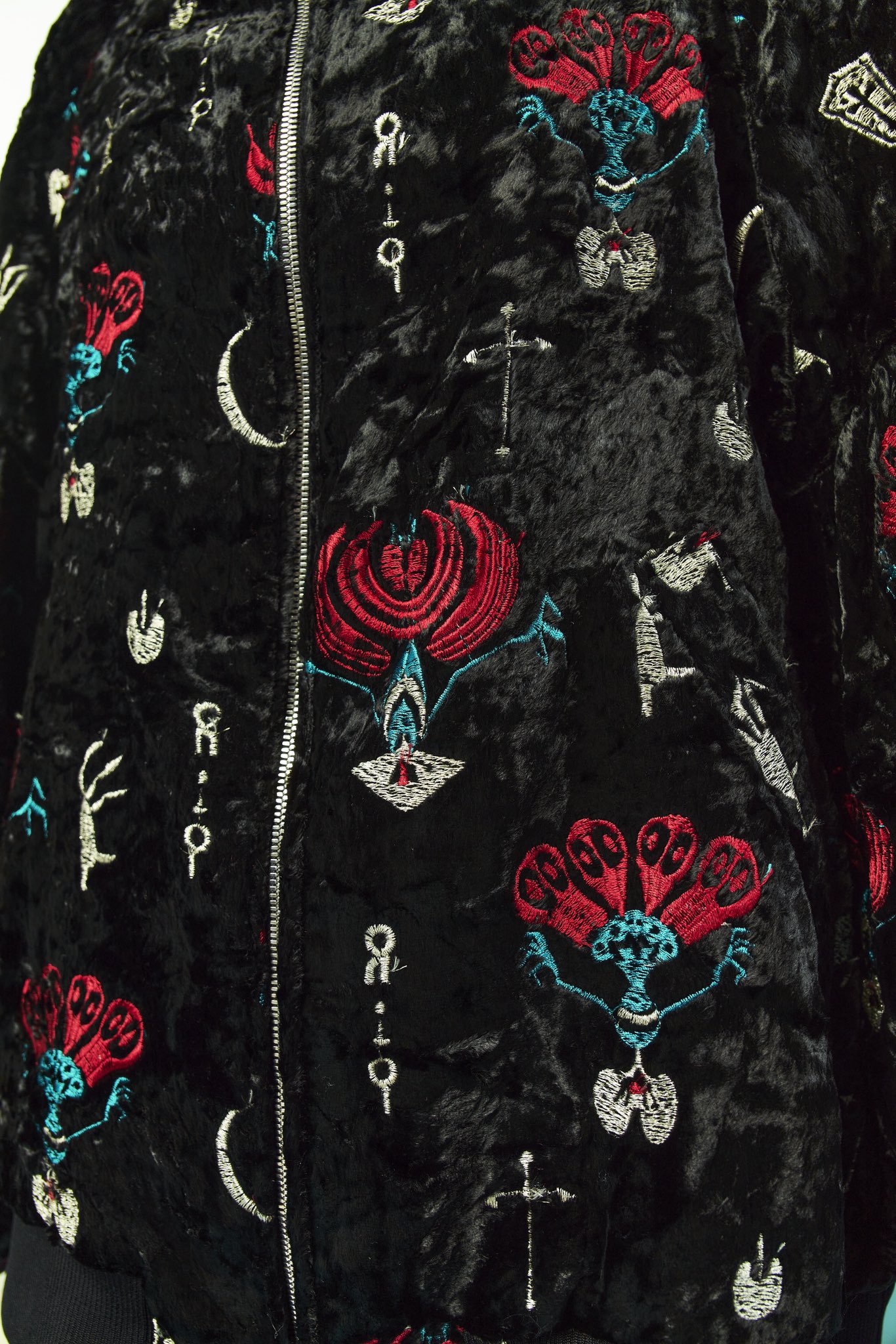 【限定値下げ】ha | za | ma 装花絢爛のベルベットパーカー 2024-25AW 装花絢爛のベルベットパーカー #hazama_fashion