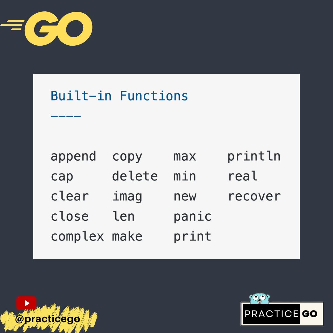 💡Golang built-in function