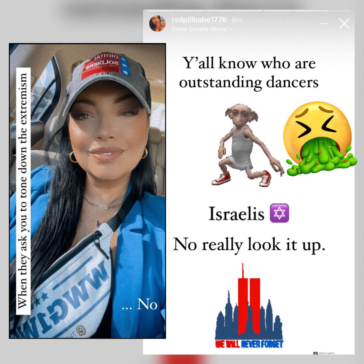 How does a “journalist” in 2024 not bother doing a simple google search on their guests? Wouldn’t be the first!

Isabella Rodriguez is anything but an average Miami Latino voter — she has a years long history as Miami’s most prominent far-right QAnon promoter “RedPillBabe.”  2/