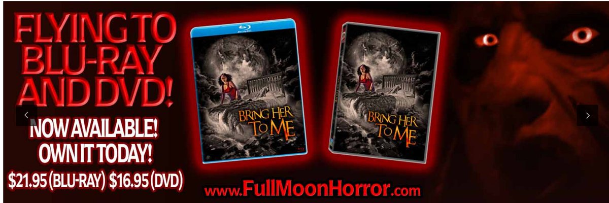 The #horror #thriller from #FullMoon BRING HER TO ME now available on #DVD and #Bluray fullmoonhorror.com/products/copy-…