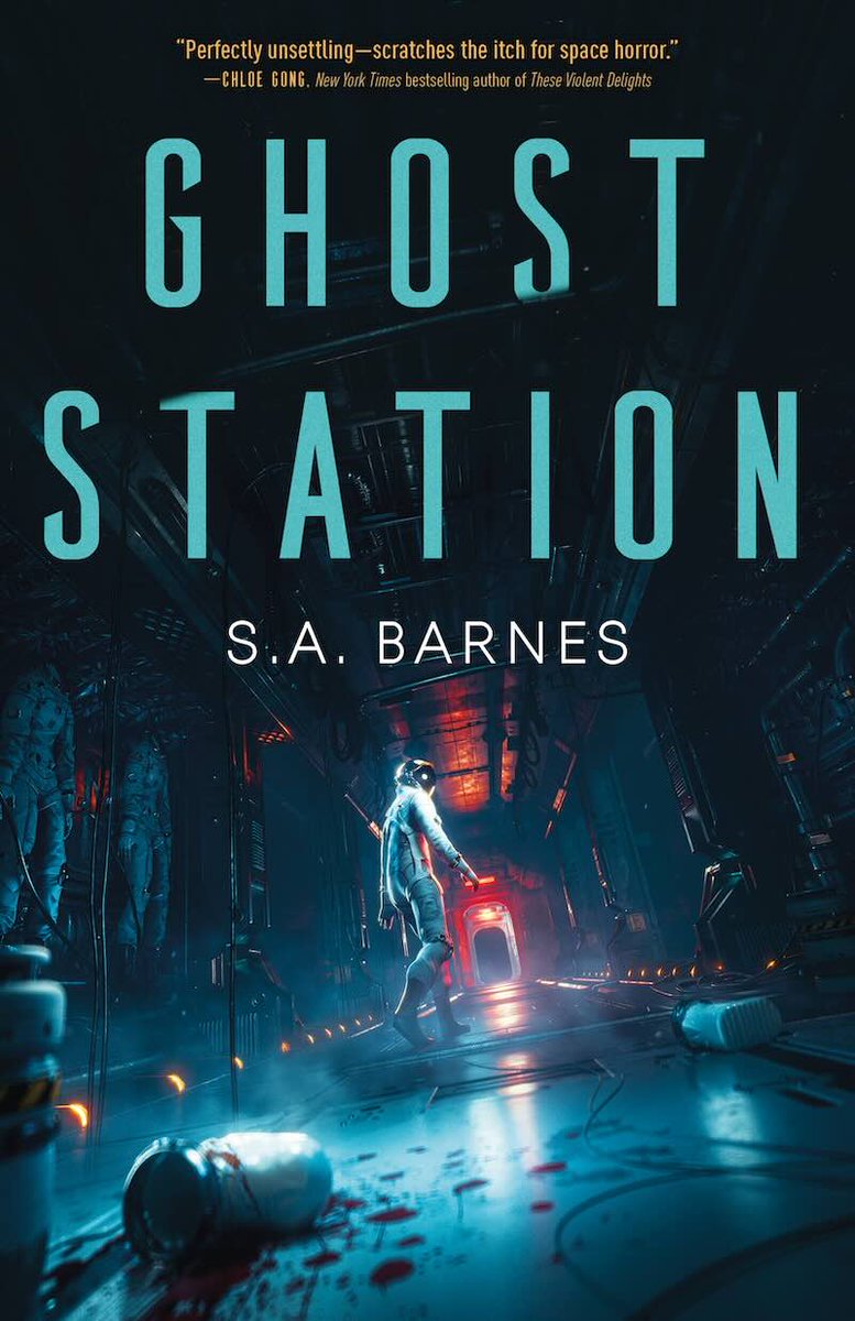 While #ScienceFiction stories are often about the person in charge, S.A. Barnes' 'Ghost Station' is about their shrink. Which is good; since it's a #SciFi #horror story. For a proper diagnosis, check out this exclusive interview I did with Barnes. paulsemel.com/exclusive-inte… 📖🚀🪐🧠