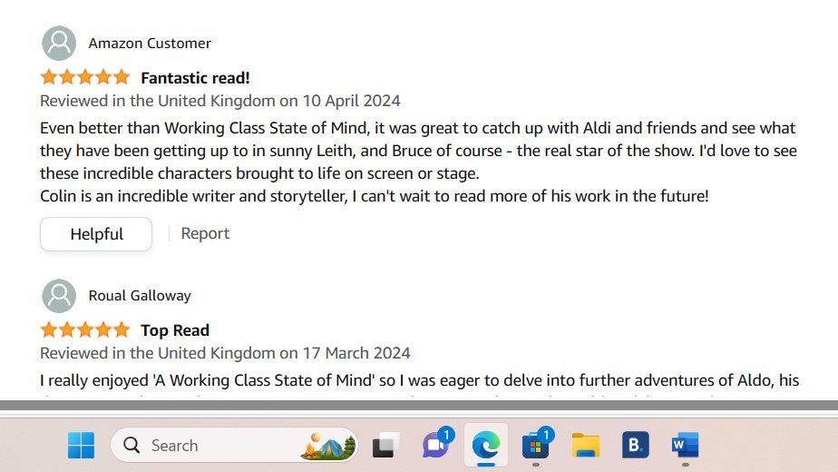 The reviews for Who's Aldo? have been so kind. Aldo and co seem to be making a good impression on readers. I find it pretty mental that my most popular character is a dog😂Bruce seems to be capturing the hearts of readers. @TippermuirBooks