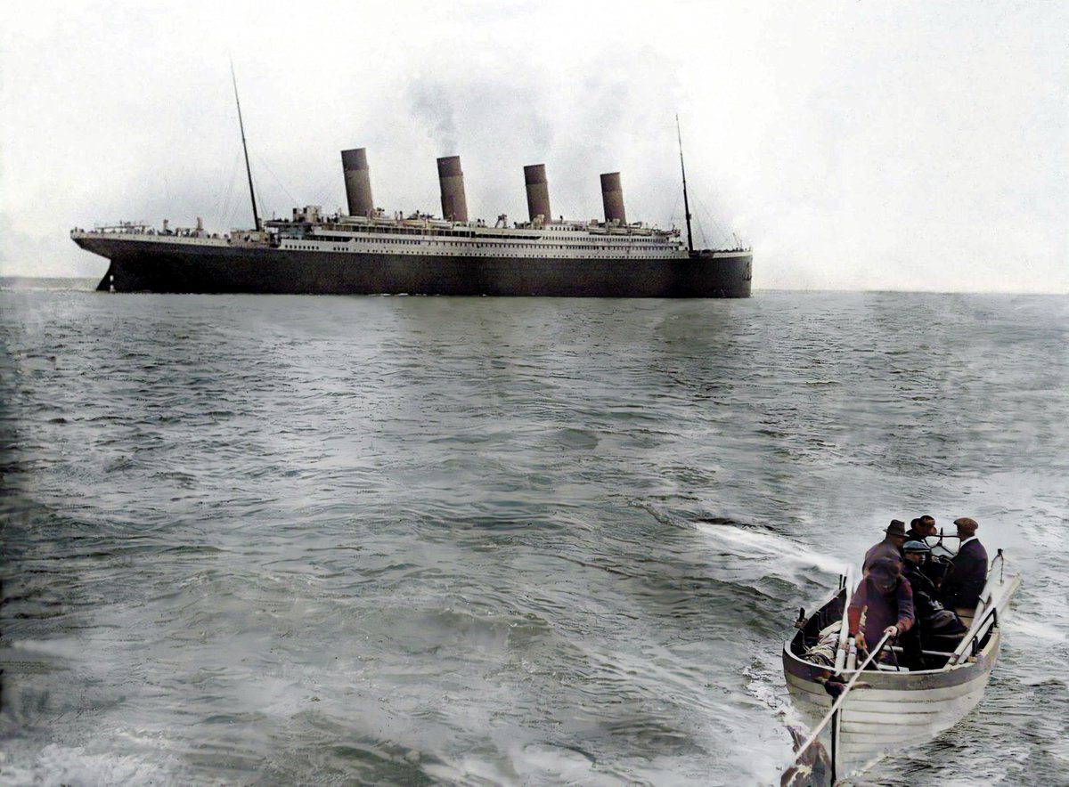 On this day and in this moment 112 years ago, on April 11th at 14.00, RMS Titanic raised the starboard anchor for the last time and departed. Titanic will never see land again. #Titanic2024 #RMSTitanic #TitanicMemorialMonth #Titanic112 #HistoricShipsNetwork #OnThisDay