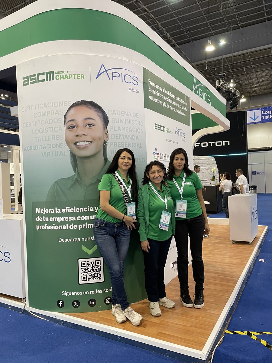 Siempre preocupado por recibir las mejores soluciones en mi desarrollo profesional, estoy en el stand 3528 ASCM Capítulo México en The Logistics World ®️

#ASCMMexico #thelogisticsworld #TLWEXPO2024