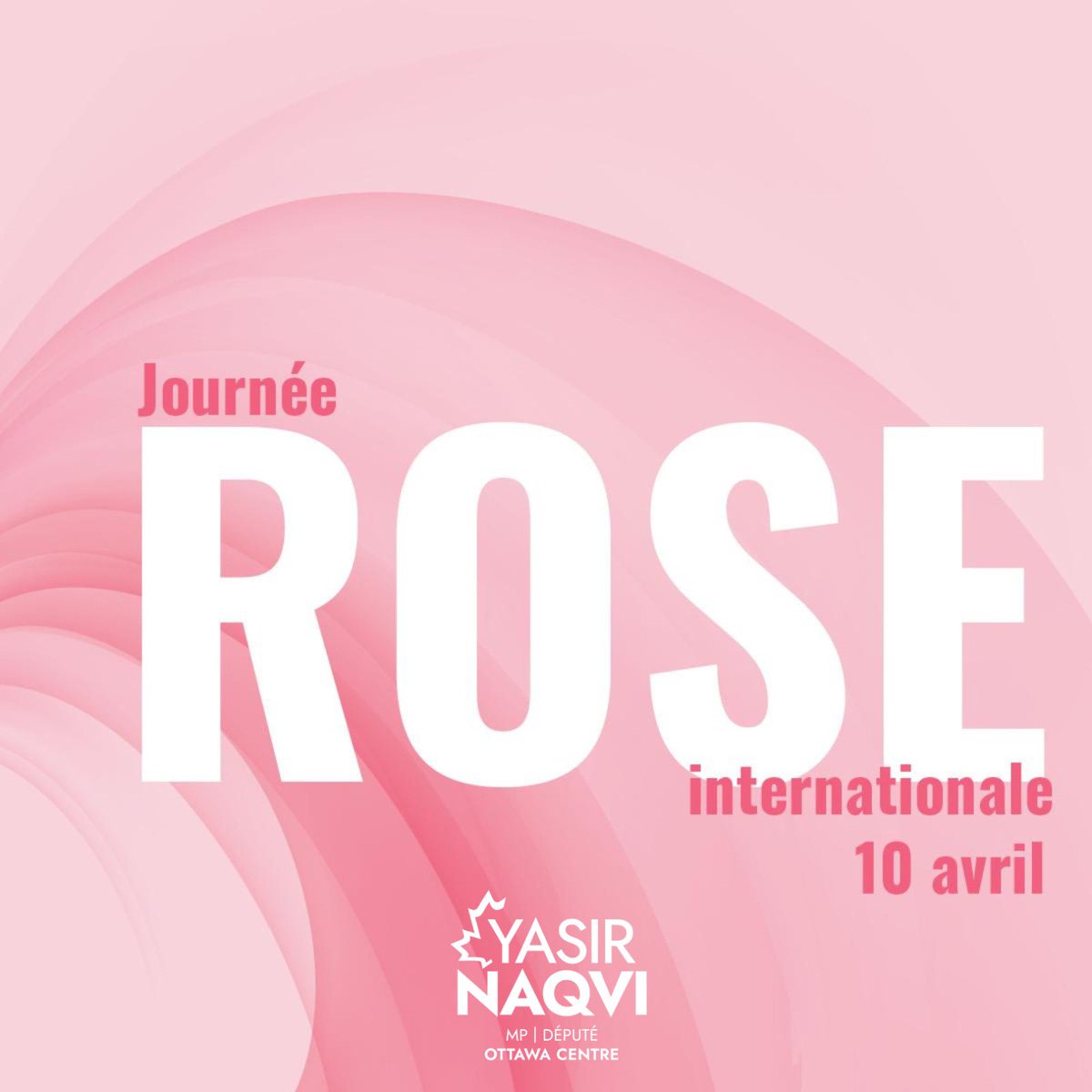 À l'occasion de la Journée rose internationale, nous sommes unis et solidaires de la communauté 2ELGBTQI+. Ensemble, nous nous engageons à lutter contre la discrimination, l'intimidation et la violence, et à célébrer la diversité au quotidien.