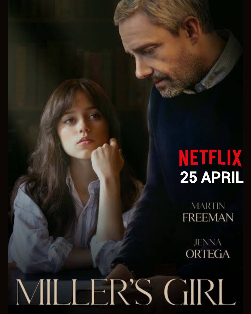 Film #MillersGirl Streaming From 25th April On #Netflix.
Starring: #JennaOrtega, #MartinFreeman, #GideonAdlon, #DagmaraDominczyk, #BashirSalahuddin, #ChristineAdams & More 
Directed By #JadeBartlett.

#MillersGirlOnNetflix #MillersGirlFilm #FilmUpdates #OTTUpdates #AllInOneOTT