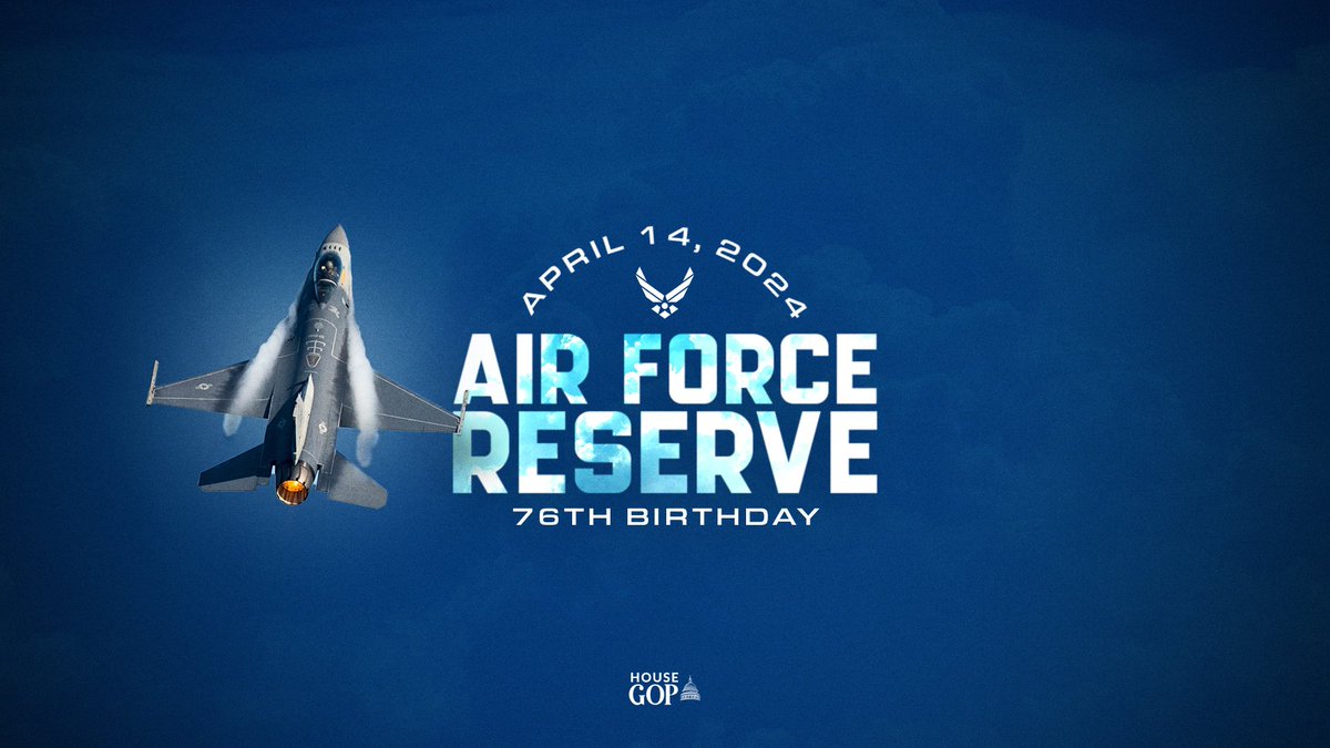 Happy 76th Birthday to the Air Force Reserve! Thank you for your brave service!