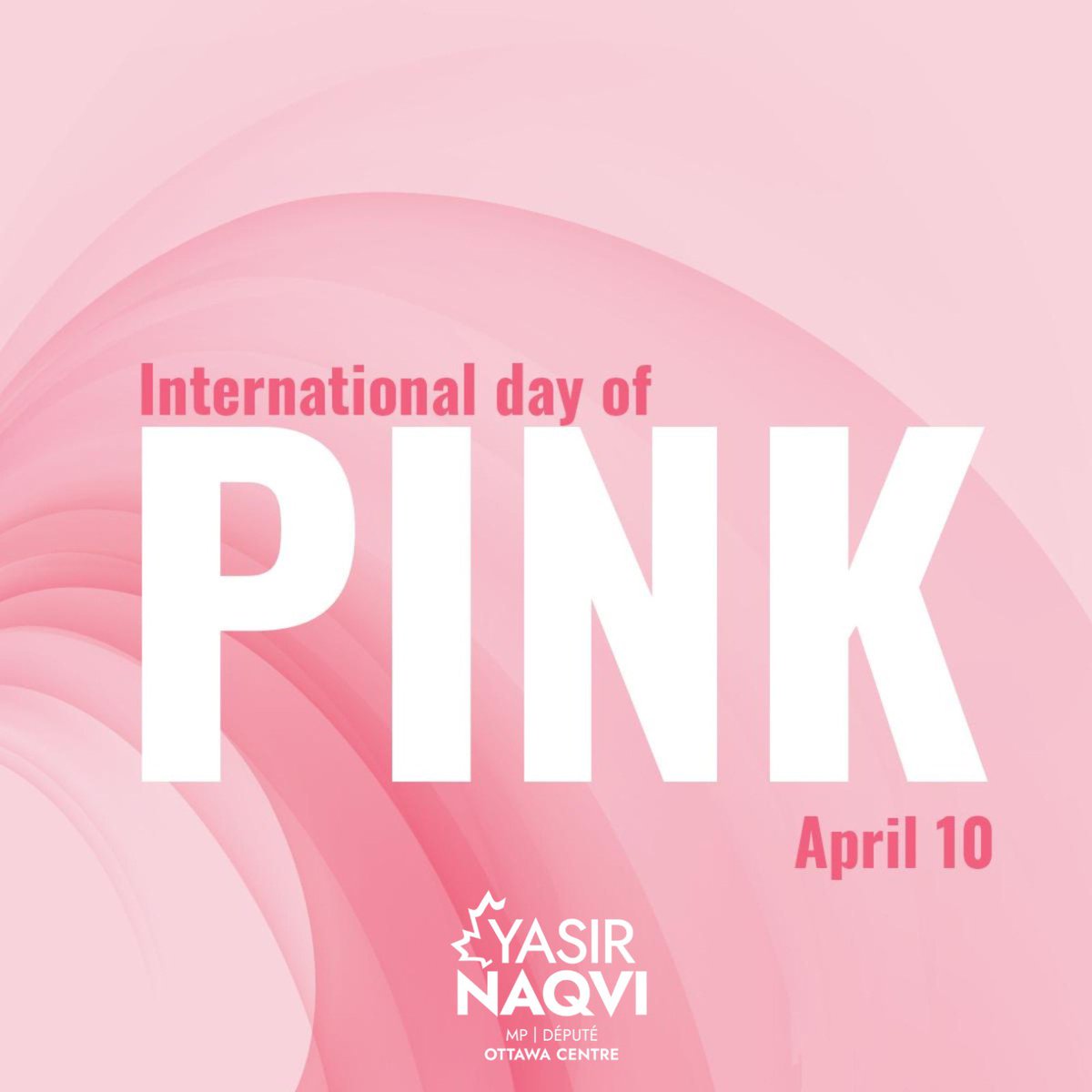 On International Day of Pink, we stand united in solidarity with the 2SLGBTQI+ community. Together, we’re committed to our fight against discrimination, bullying, and violence, and to celebrate diversity every day.