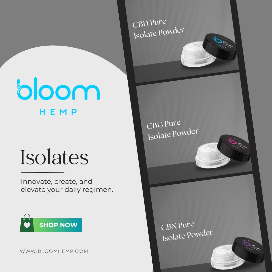 Experiment, innovate, and create products that suit YOU. Why settle for less when you can let your imagination take flight and discover the limitless possibilities of creating unique products? 

Use the code GREENNURSE to get 10% off + free shipping!
bloomhemp.com/shop/