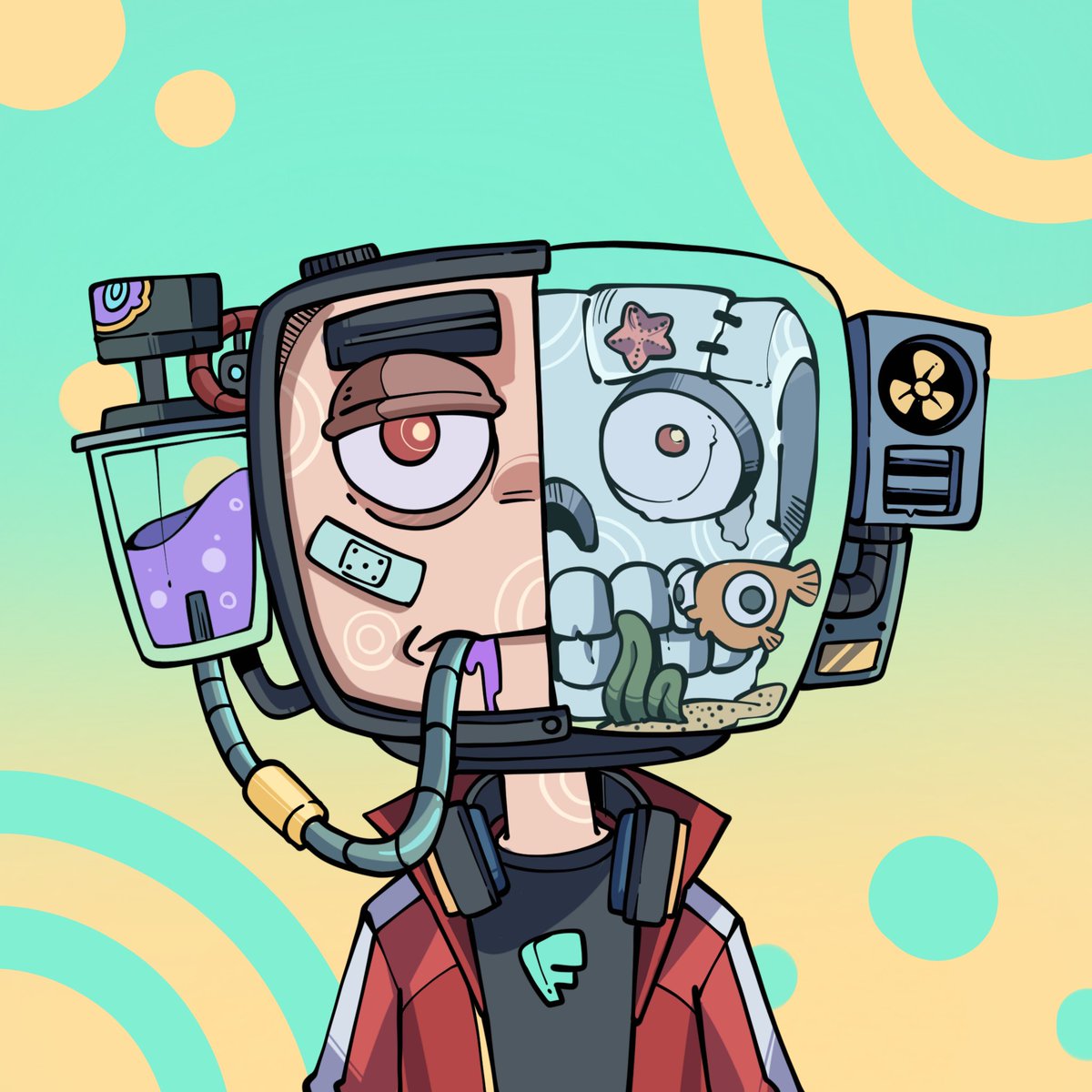 My recent 1/1 artwork for <a href="/Frens_Factory/">Frens Factory</a>