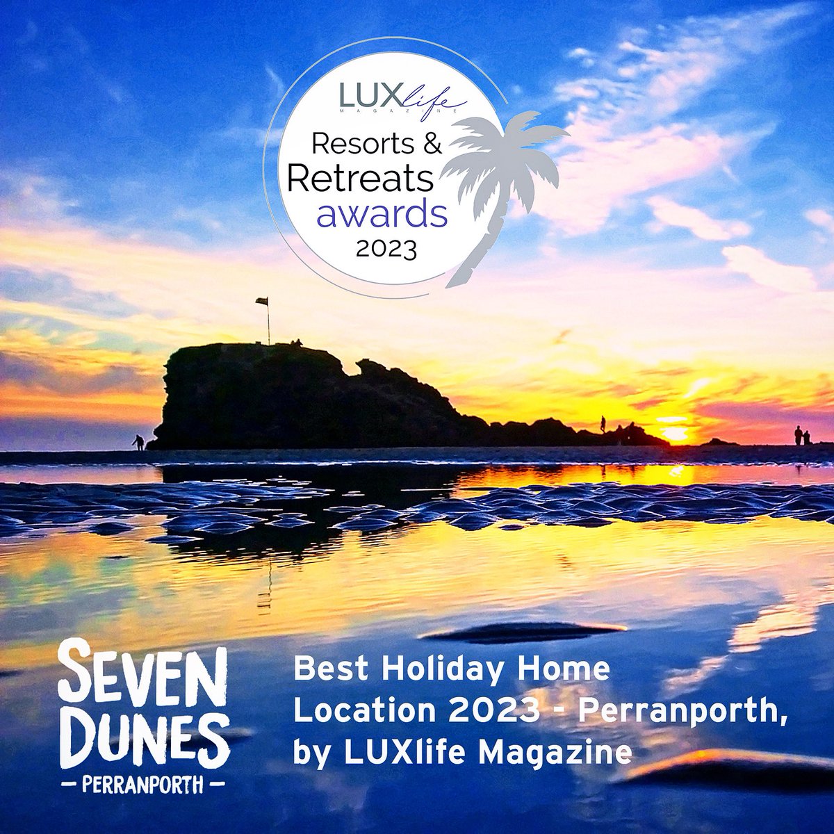 Have you booked your holiday yet? 

Did you know… our Beachside apartment is an AWARD WINNER!!! Seven Dunes has won the Best Holiday Home Location 2023 - Perranporth, by LUXlife Magazine 
lux-review.com/winners/seven-…

👍☀️😎🏖️🏄‍♂️ 
#SevenDunes #Perranporth #Cornwall #selfcatering
