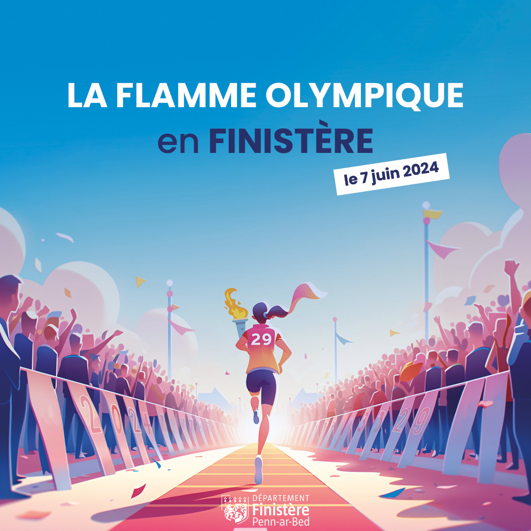 🔥🏅 𝗙𝗟𝗔𝗠𝗠𝗘 𝗢𝗟𝗬𝗠𝗣𝗜𝗤𝗨𝗘 𝗘𝗡 𝗙𝗜𝗡𝗜𝗦𝗧𝗘̀𝗥𝗘
Le Département fait venir la flamme olympique dans le #Finistère le 7 juin 2024 pour mettre en lumière notre territoire, nos associations et célébrer ensemble les valeurs du sport et de l’olympisme.🎉
#CD29 #JO2024