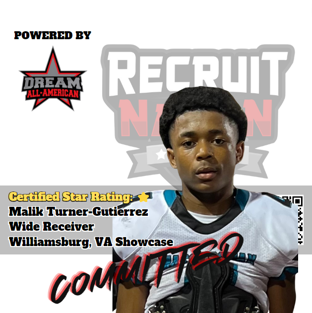 Athlete Spotlight: Malik Turner-Gutierrez is Set to Shine at the Recruit Nation Williamsburg Showcase thenationalradar.com/post/athlete-s…