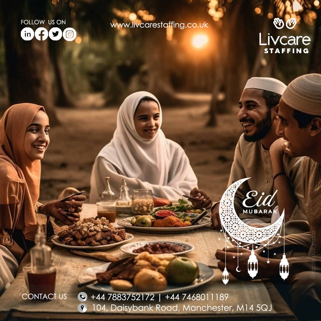 Eid Mubarak to all! Let the spirit of Eid bring love, peace, and warmth to your heart, soul, and home. Let us celebrate this special occasion with togetherness and laughter.
#eidmubarak #care #carehomesuk #careuk #love #togetherness #oldagecare #carehome #health #healthcare