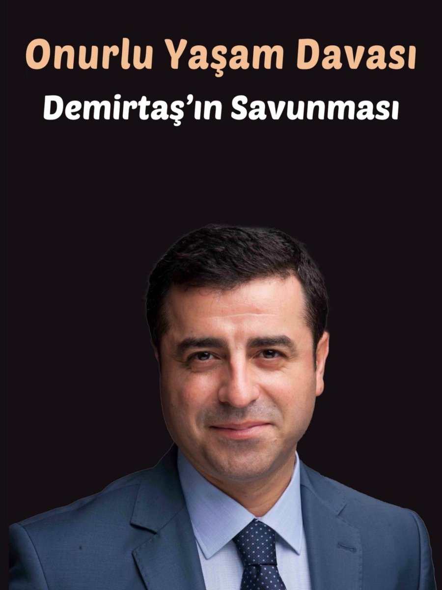 Resmi doğum gününde, bayramın ilk gününde bir tür bayram hediyesi. Onlarca yıl sonra da okunacak, tarihsel değeri kesinleşmiş bir kitap: Demirtaş'ın Savunması Pdf formatında indirip okumak için: demirtasinfo.com/savunma/savunm… Sitede direkt okumak için: demirtasinfo.com/savunma/index.…