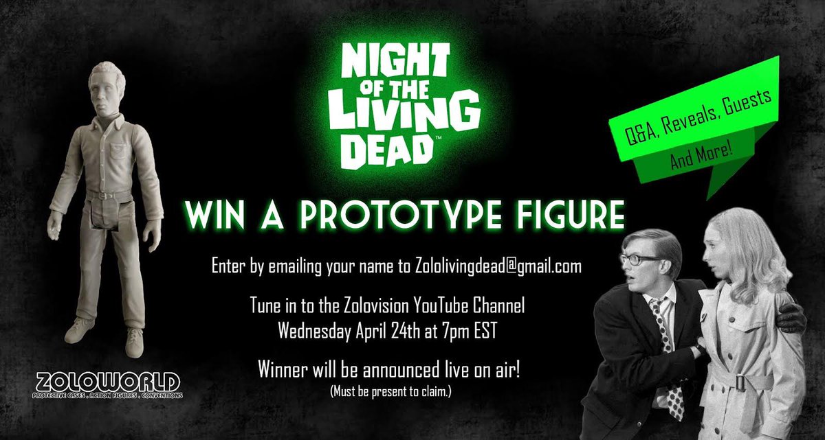 #NightOfTheLivingDead #ActionFigures #Contest #FreeGiveaway #Collector #CollectorsHelpingCollectors #CHC #ReactionFigures #VintageFigures