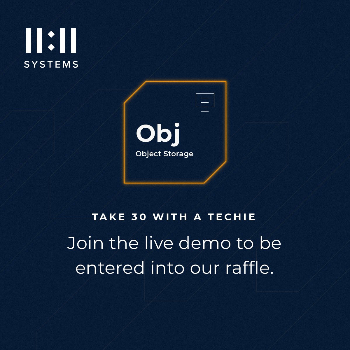 On Wednesday, April 17 at 11:00 AM CDT, join our Take 30 with a Techie demo series for a 30-minute demo of 11:11 Cloud Object Storage and see the 11:11 Cloud Console in action. Learn more and register for the North America session: 1111systems.com/demo-obj-stor-…