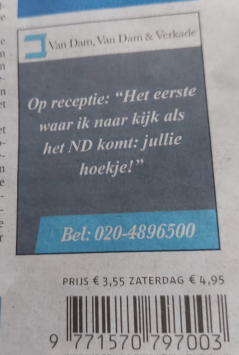 Dacht het niet!
#WeWantWillekeBack <a href="/ndnl/">Nederlands Dagblad</a>