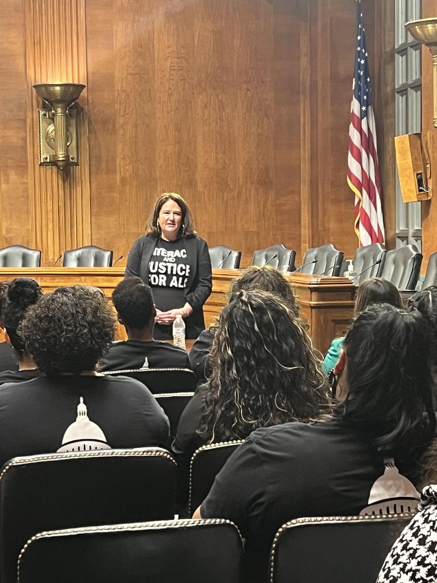 .@Ariel_Smith_CO gives an impassioned speech recounting her experience as a 9th grade teacher to urge solutions to our nation’s literacy crisis. This is a topic that deserves attention at the NATIONAL LEVEL, she says.