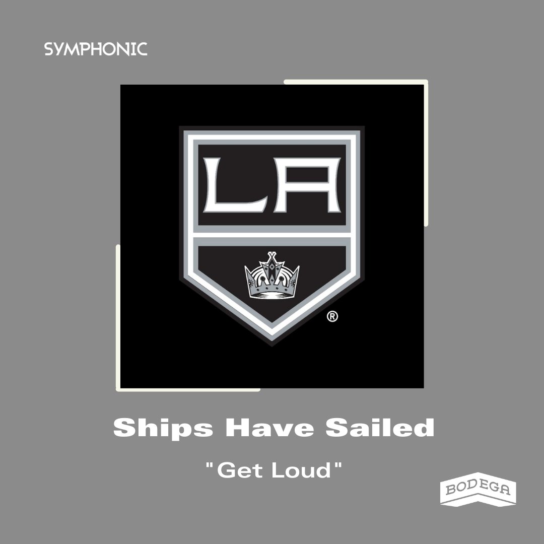 Another biscuit in the basket! 'Get Loud' by @ShipsHaveSailed was featured in an in-arena hype video for the @LAKings, if you happen to be at a home game this season be sure to get up and GET LOUD when you hear it! Get all the details on Bodega's blog: bit.ly/3xmKrvM