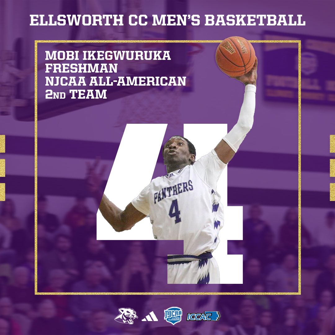 Congratulations to our very own Mobi Ikegwuruka on being named NJCAA All-American! This makes back to back years a Panther has made the list 🏆

#PhD